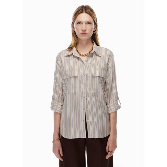 Aritzia Babaton Utility Button Down Shirt - Picture 4 of 12
